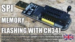 [Youtube] How to use CH341 SPI flash reader and how to easily desolder SPI memory without hot air