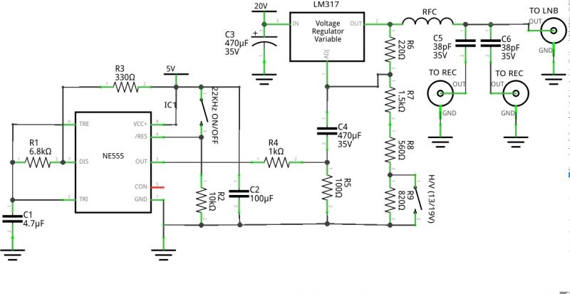 Nowoczesne zabawki elektronika z anteną satelitarną