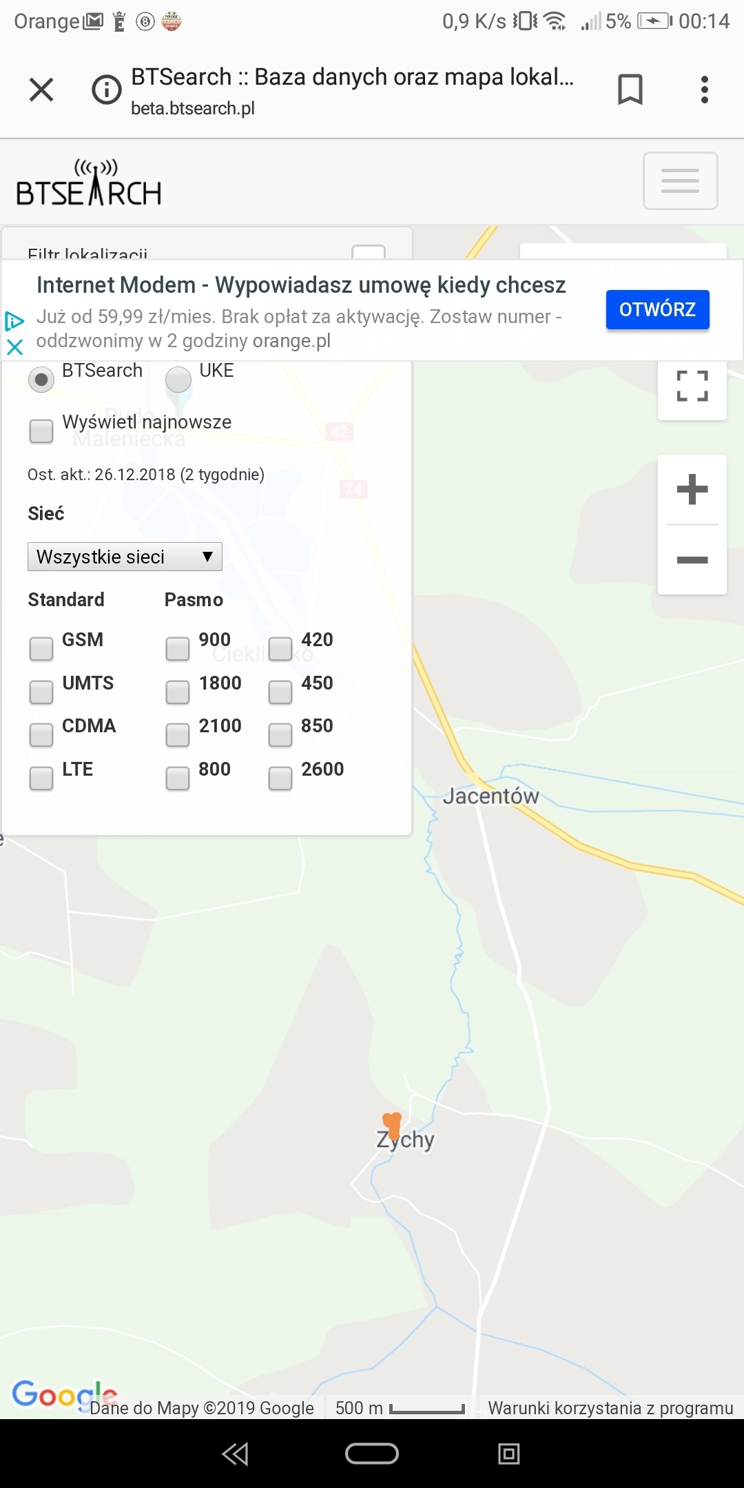 Huawei B525 dobór anteny Lte 8001800MHz elektroda.pl
