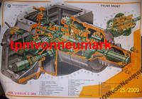 Schemat tylnego mostu i WOM w URSUS C-385 - poszukiwany opis