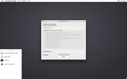 Okno aplikacji macOS Post Install z opcjami wyboru poprawek dla wybranego modelu MacBookPro4,1.