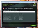 Błąd podczas odinstalowywania sterowników Nvidia