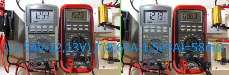 Eksperymenty z szacowaniem rezystancji wewnętrznej akumulatora