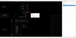 Zrzut ekranu z programu do projektowania płyt PCB z zaznaczonym rezystorem R143.