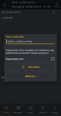 Brak połączenia z aplikacją Integra Control 4.8.2 na Androida po konfiguracji modułu ETHM-1 Plus