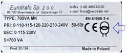 RCD 4-polowy za autotransformatorem 700VA 0-115-230V z odczepem?