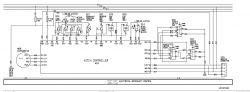 Schemat elektryczny układu sterowania podnośnikiem z zaznaczonymi przełącznikami S23 i S31.