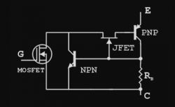 Wnętrze falownikowego modułu IGBT