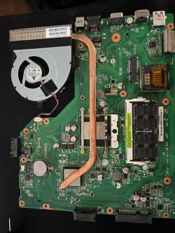 Asus x54c k54c - 0 reakcji po wymianie podzespołów, działał przez dzień