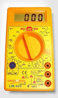 LAUDMANN LM-800 - Szukam instrukcji/ schematu miernika