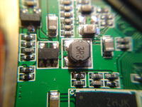 Identyfikacja spalonych elementów SMD S1Cc na płycie tabletu Omega MID7108