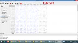 Zrzut ekranu programu AsProgrammer z odczytanymi danymi z pamięci EEPROM 24C16.
