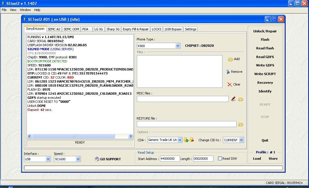 Sony Ericsson K800i – simlock nie schodzi mimo komunikatu Unlock DONE w ...
