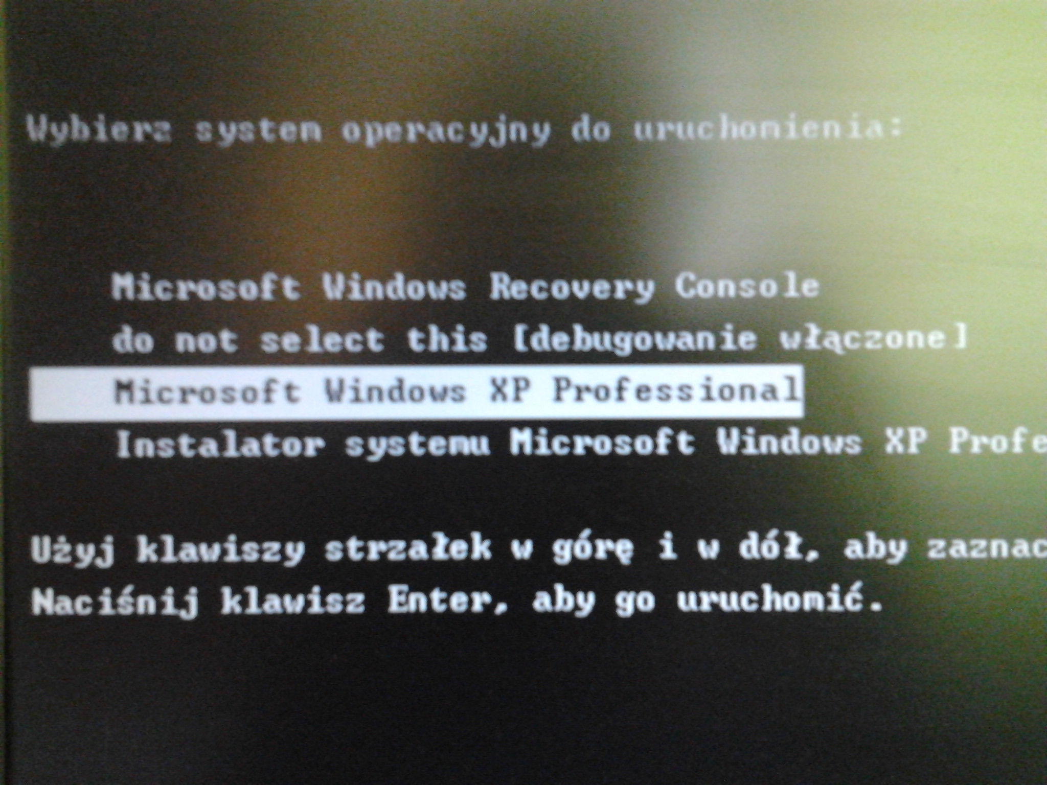 Jak usunąć wybór systemu operacyjnego przy starcie Windows XP?