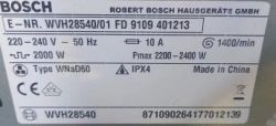 Pralka do 2500 zł, 8-10 kg: Bosch WAL28RHXPL 1400 rpm, programy, opóźnienie startu, dozowanie