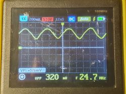 Radio Alan 109 - brak nadawania, różnica napięć przy kondensatorze C78