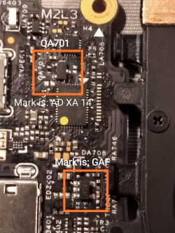 Xiaomi Mi Air 13 - Component identification