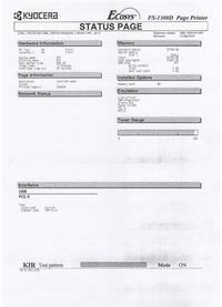 KYOCERA FS-1300D - Dziwne brudzenie wydruku KYOCERA FS-1300D - Dziwne brudzenie wydruku