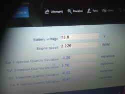 Regeneracja wtrysków Bosch - odchylenia 1 i 2 podczas przygazowania