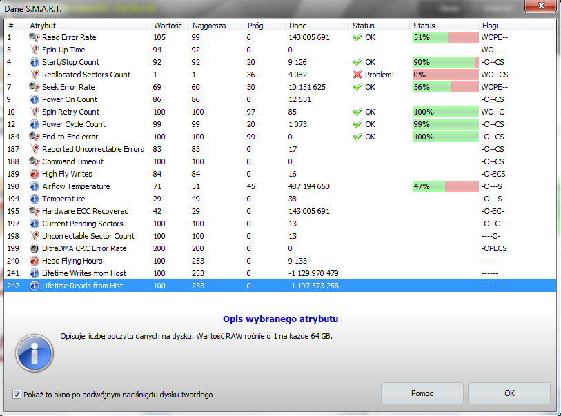 seagate power on time count