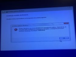 SSD instalacja systemu W10 - Problem z instalacją sysytemu na nowym dysku SSD