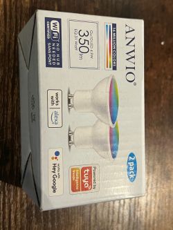 Anwio AN-G250-1XD Bulb Box Box of Anwio AN-G250-1XD bulbs with printed specifications.