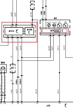 Ibiza 6L 1.4 16V - Schemat elektryczny, rozpiska pinów