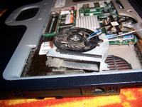 HP NC6000 - jak bezpiecznie podgrzać chipset hot airem?