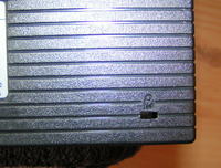 LG l204 - jak rozebrać monitor - zabezpieczenie (kłódka)