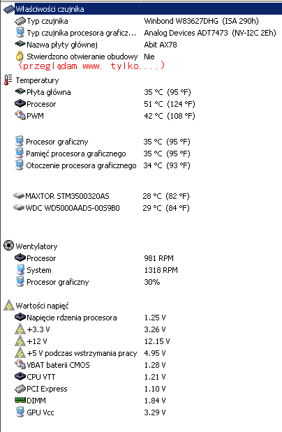 Brak obrazu, po zmianie chłodzenia na Mugen 2,