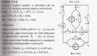 Obliczanie prądów za pomocą metody prądów oczkowych Obliczanie prądów za pomocą metody prądów oczkowych