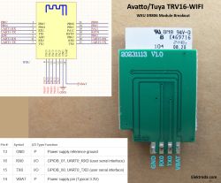 Tuya WXU XR806 from TRV Heater Device flashing, SDK, firmware change research