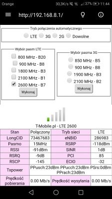 Jaką antenę do LTE 800 wybrać na odległość ok 8km(Huawei B525)?