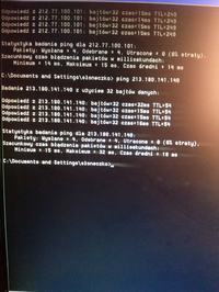 The computer connects to the network, but the internet is down.