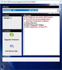 Silicon Power S55 240GB SSD Issue - Visible as SATAFIRM S11, BIOS Detection, & Data Recovery