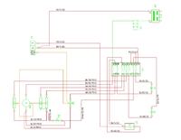 Amica 508GE2 33HZpW - Schemat podłączenia kabli do przełącznika krzywkowego