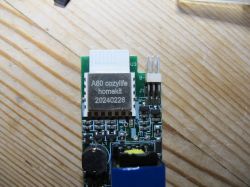 Cozylife Homekit A60 Module on Circuit Board Cozylife Homekit A60 module mounted on a circuit board.