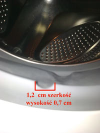 Czy można naprawić uszkodzony fartuch w pralce Samsung WF7602S8?