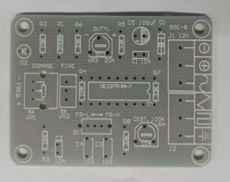 Prosty generator funkcyjny ICL8038 kit