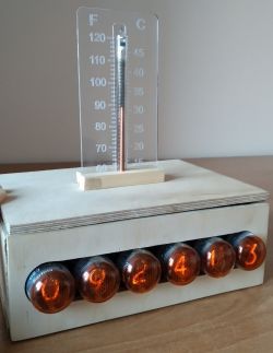 Zegar na lampach Nixie - autorska konstrukcja