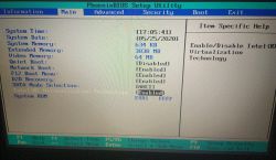 Acer Aspire 5737z - modyfikacja bios, niepełny rezultat