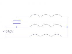 Dobór kondensatora rozruchowego - silnik jednofazowy