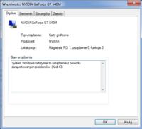 Asus k53sv - problem z instalacją sterowników Nvidia GT540M na Win 7 64bit