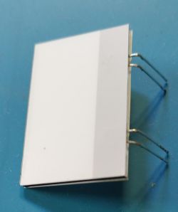Backlight panel with clipped wire.