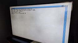 Amiga-Bildschirm mit Fehler MakeLink failed returncode 20.