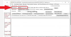 Screenshot of BK7231 Easy UART Flasher with the chip type selection option highlighted.