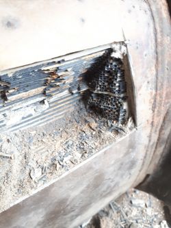 DPF, filtr cząstek stałych. - Czyszczenie w piecu- czy warto.