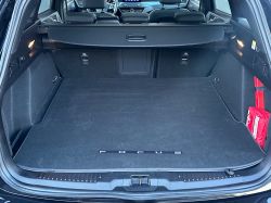 View of the trunk of a Focus car with a spacious interior.
