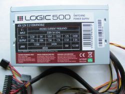 Dlaczego w zasilaczu LOGIC 500W ATX 12V 2.2 COMPATIBLE nie kręci się wentylator?
