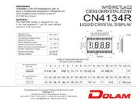Zamiennik LCD dla miernika V561 Meratronik - DOLAM CN4134R